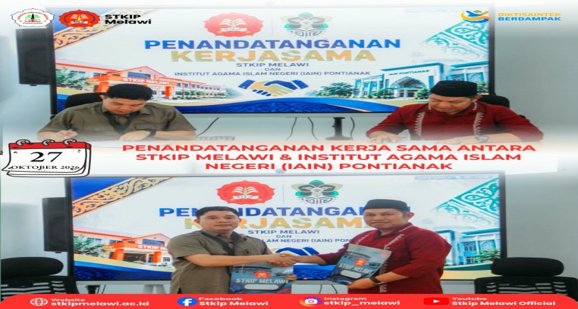 STKIP Melawi dan IAIN Pontianak Resmi Menandatangani Kerja Sama, Perkuat Kolaborasi dan Pengembangan Tridharma Perguruan Tinggi