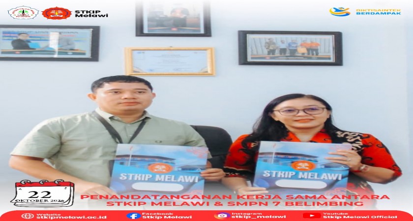 STKIP Melawi dan SMP Negeri 7 Belimbing Jalin Kerja Sama untuk Mendukung Peningkatan Mutu Pendidikan