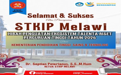 STKIP Melawi Lolos Hibah Penguatan Ekosistem Talenta Riset Perguruan Tinggi Tahun 2026
